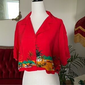 Crop top summer shirt 🌸